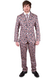 Brown Snake Skin Stag Suit - Stag Suits