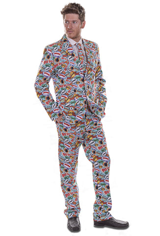 Rainbow Clouds Stag Suit