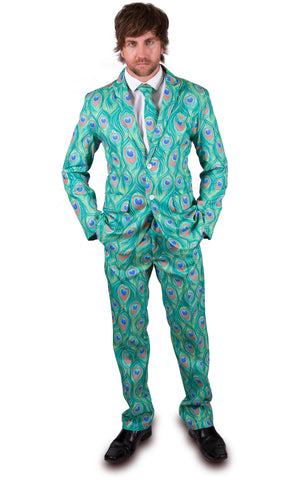 Peacock Print Stag Suit
