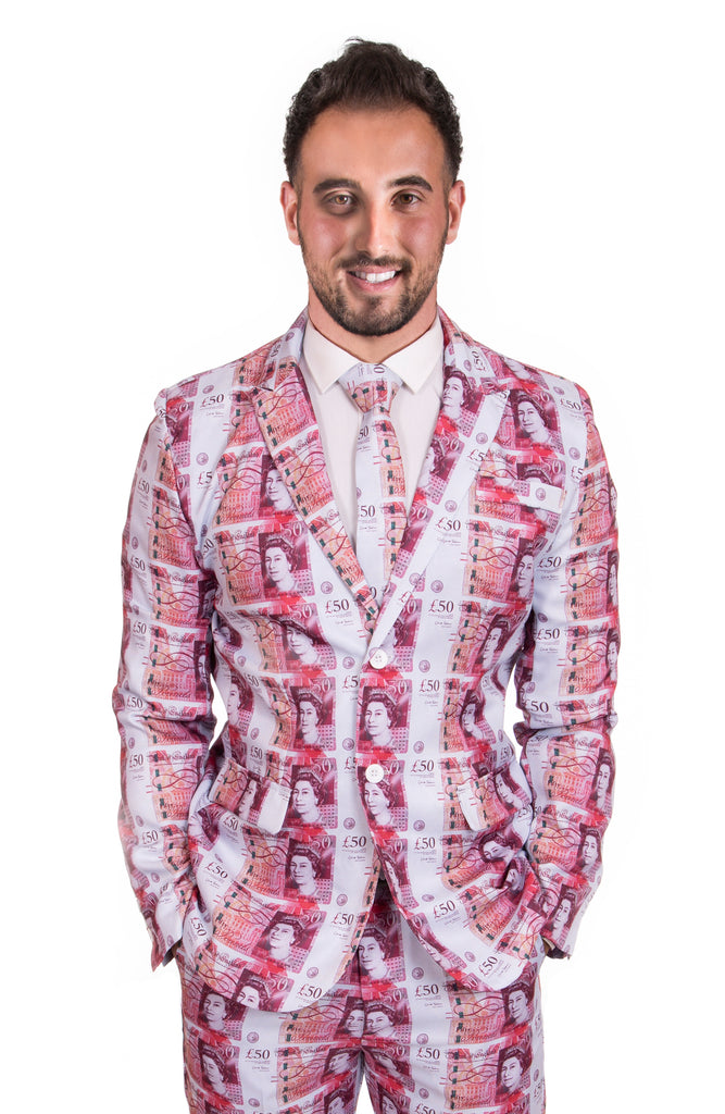 £50 Great British Pound Money Stag Suit - Stag Suits