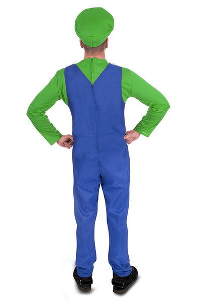 Super Plumber Green Brothers Adult Fancy Dress Costume - Stag Suits