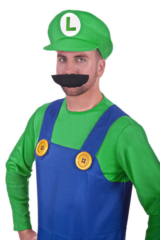 Super Plumber Green Brothers Adult Fancy Dress Costume
