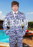 Camouflage Blue Army Stag Suit - Stag Suits