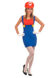 Ladies Mario Plumber Costume - Stag Suits