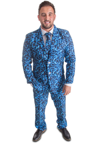 Electric Blue Stag Suit