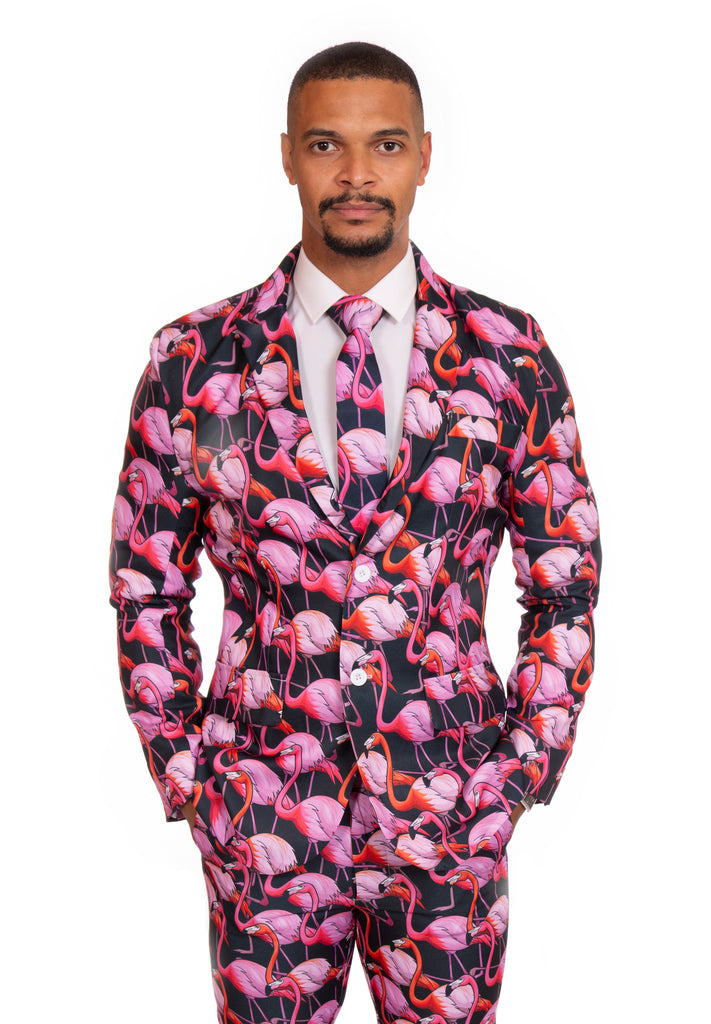 Pink Flamingo Stag Suit - Stag Suits