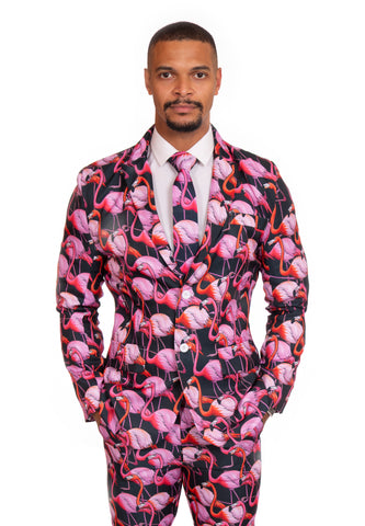 Pink Flamingo Stag Suit