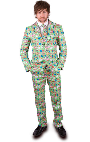 Green Poker Casino Stag Suit