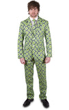 Green Snake Skin Stag Suit - Stag Suits