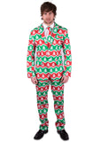 Green and Red Christmas Tree Stag Suit - Stag Suits