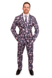 Grunge Halloween Print Stag Suit - Stag Suits