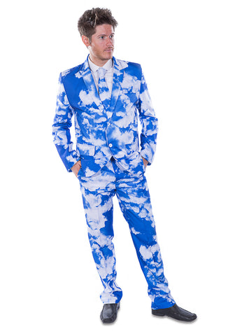 Blue Sky Clouds Stag Suit