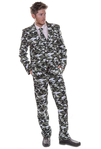 Camouflage Green Army Stag Suit