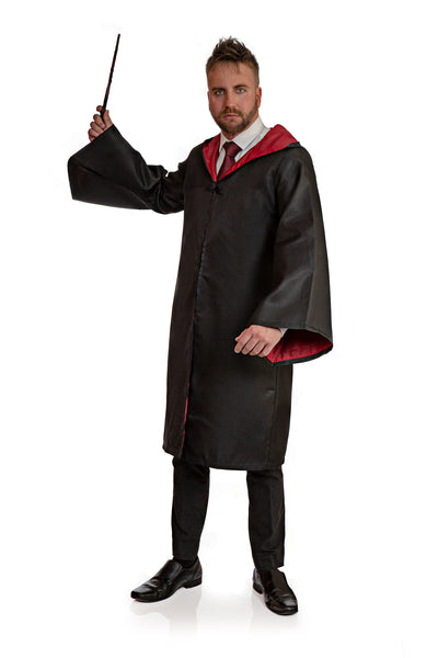Magicians Black Robe Cloak - Stag Suits