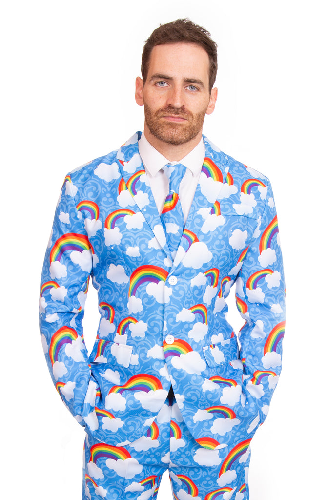 Rainbow Clouds Stag Suit - Stag Suits