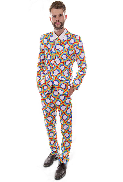 Rainbow Circles Stag Suit - Stag Suits