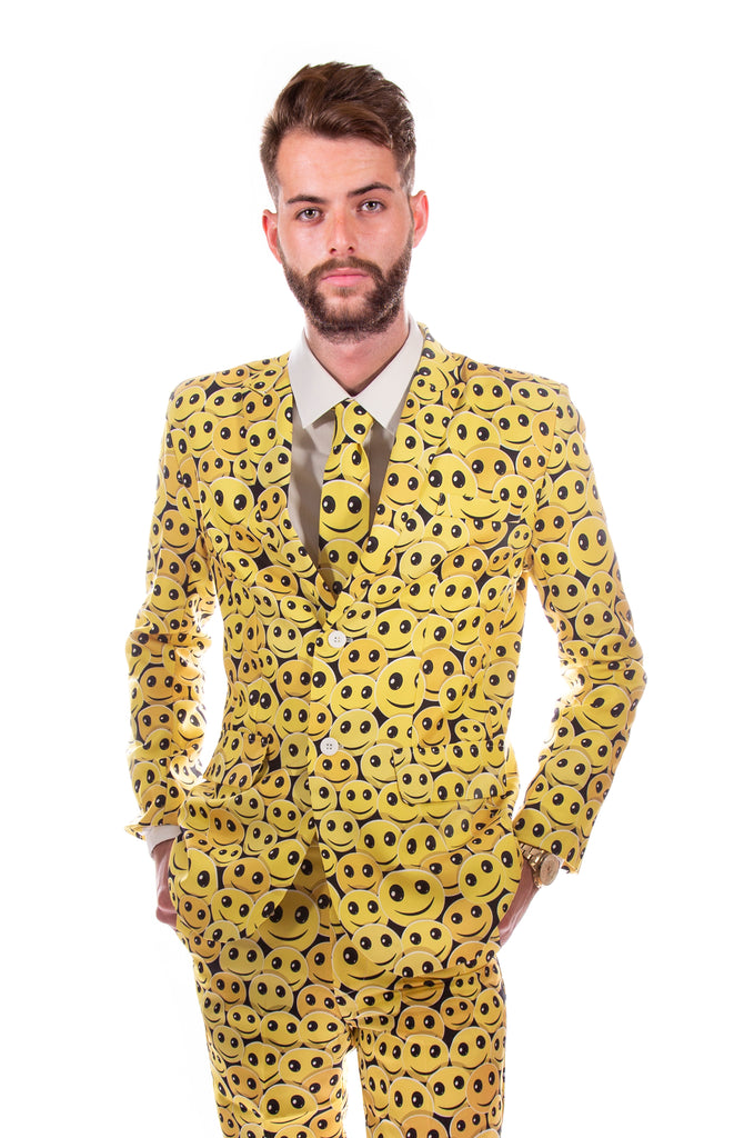 Smiley Face 90s Retro Stag Suit - Stag Suits